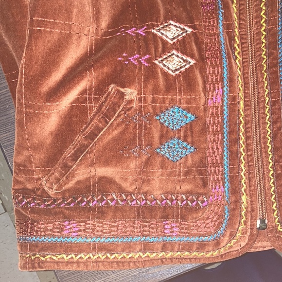 Burnt Orange Coldwater Creek Medium Jacket - Picture 4 of 10